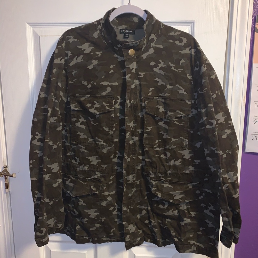 Army Print Jacket